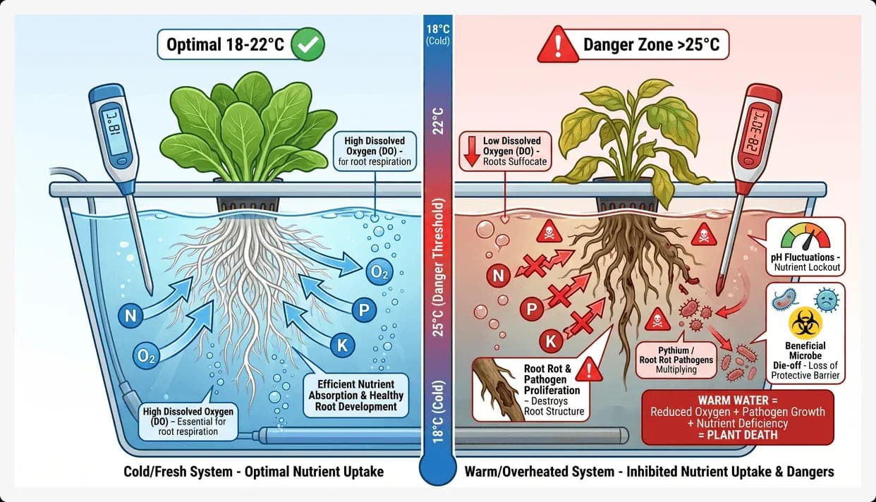 Is Your Reservoir Too Hot? The Dangers of Warm Water in Hydroponics